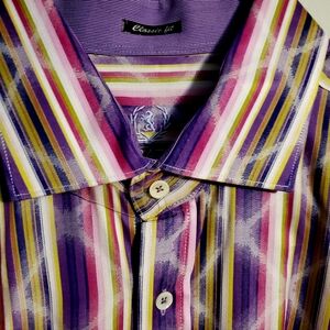 Men's Bugatchi Shirt Size XL.